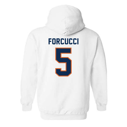 Wheaton IL - NCAA Football : Mark Forcucci - Classic Shersey Hooded Sweatshirt-1