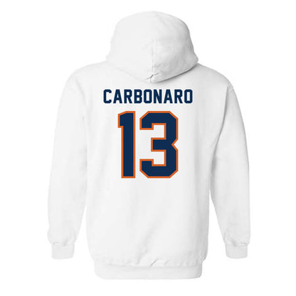 Wheaton IL - NCAA Football : Gianluca Carbonaro - Classic Shersey Hooded Sweatshirt-1