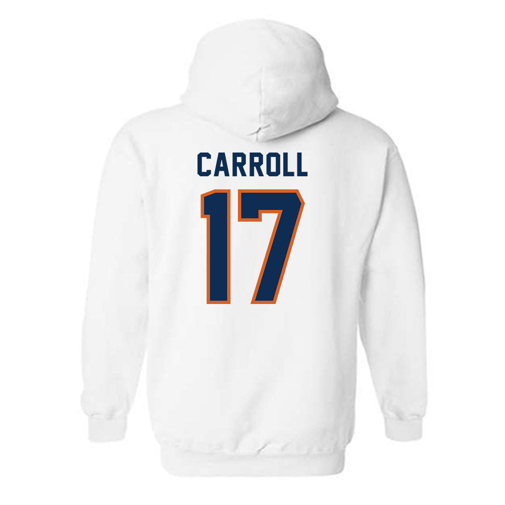 Wheaton IL - NCAA Football : Xander Carroll - Classic Shersey Hooded Sweatshirt-1