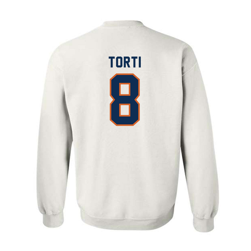 Wheaton IL - NCAA Football : Luca Torti - Classic Shersey Crewneck Sweatshirt-1
