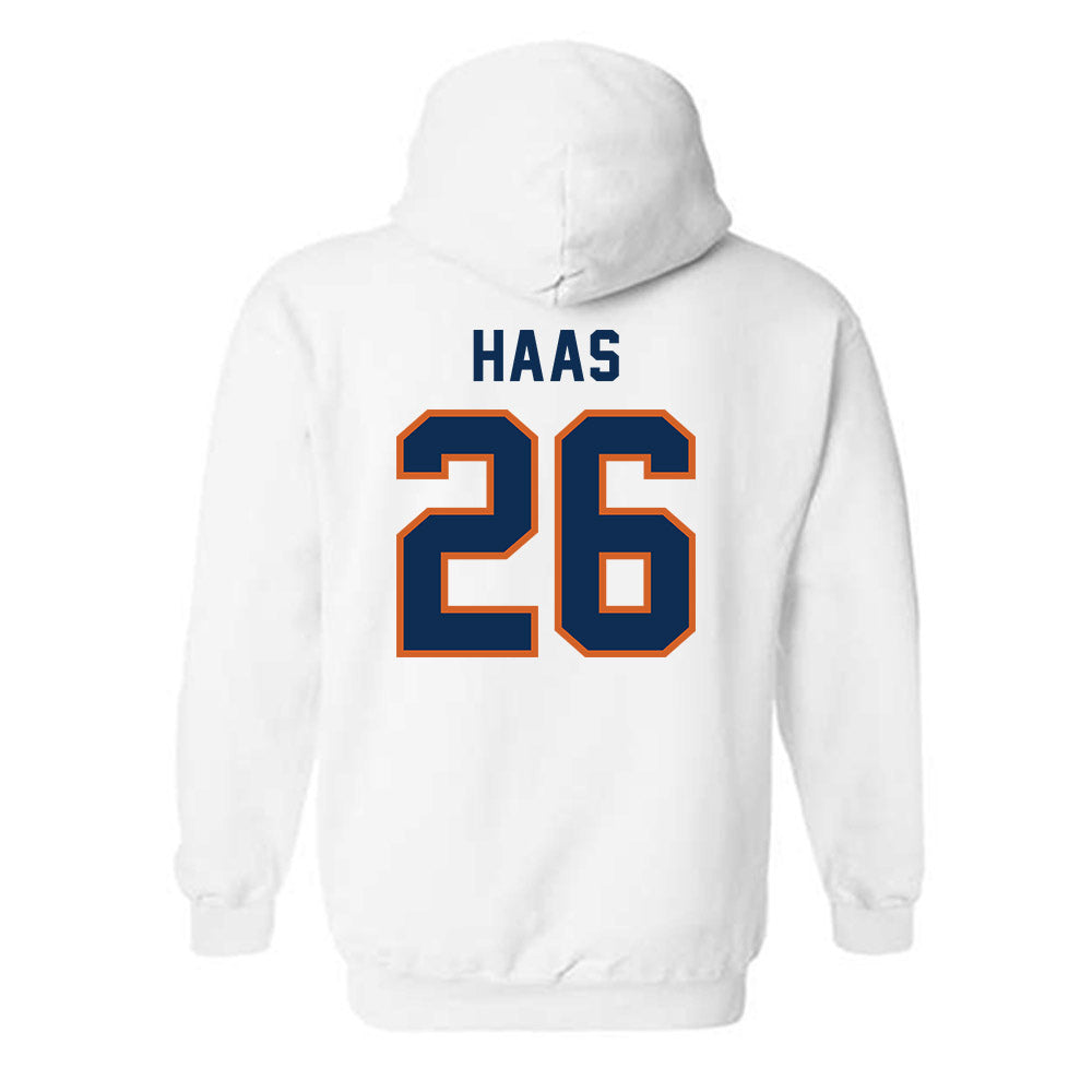 Wheaton IL - NCAA Football : Maison Haas - Classic Shersey Hooded Sweatshirt-1