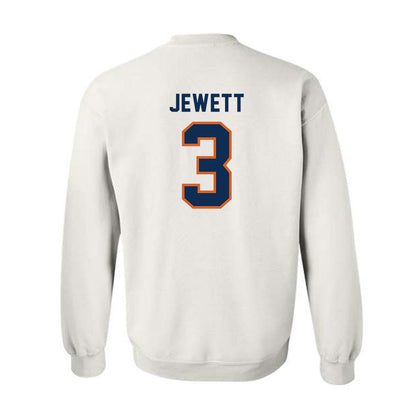 Wheaton IL - NCAA Football : Whit Jewett - Classic Shersey Crewneck Sweatshirt-1