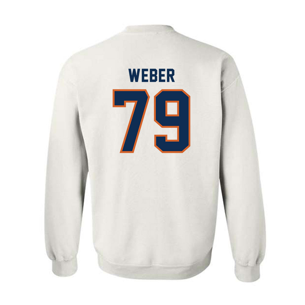 Wheaton IL - NCAA Football : Jake Weber - Classic Shersey Crewneck Sweatshirt-1