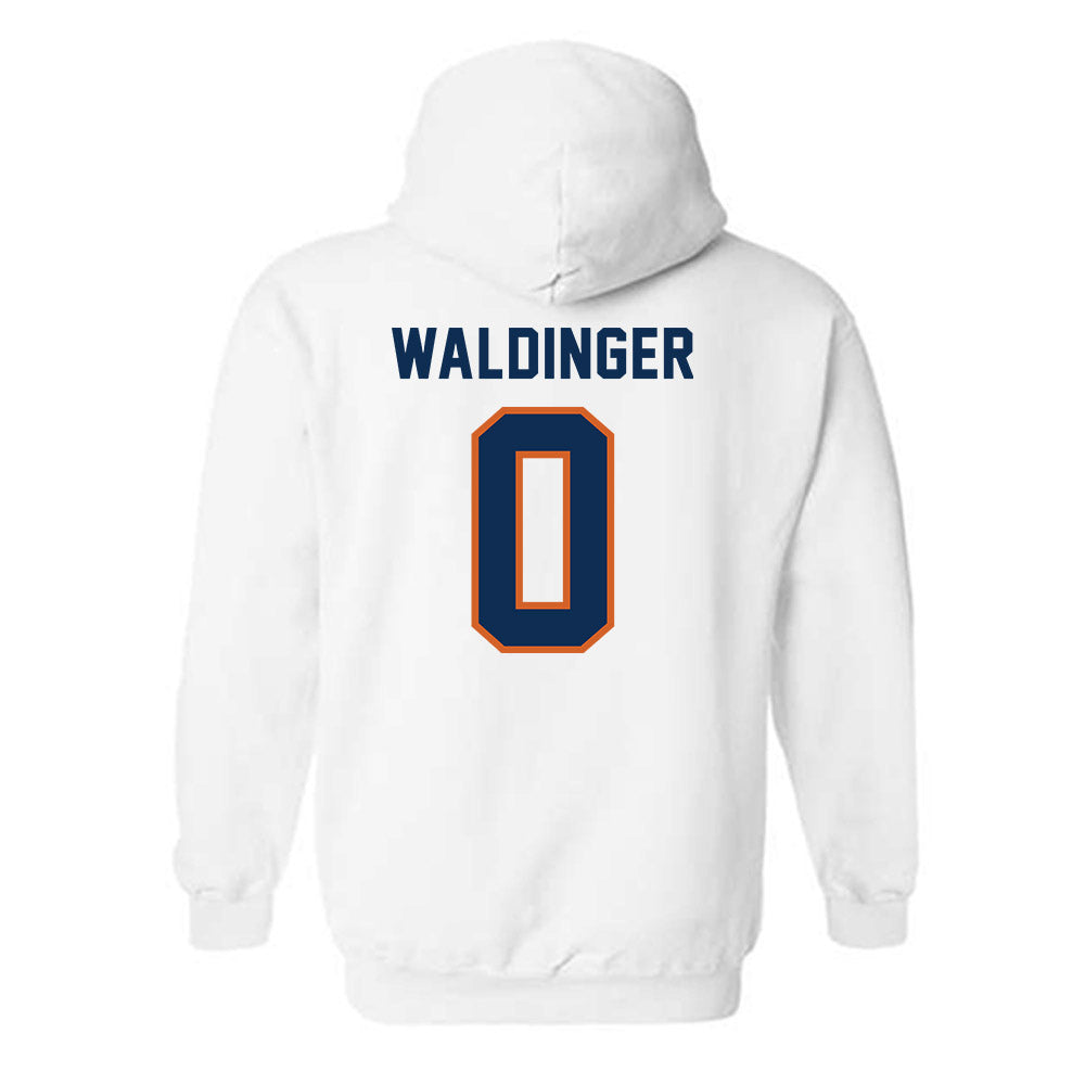 Wheaton IL - NCAA Football : Jake Waldinger - Classic Shersey Hooded Sweatshirt-1
