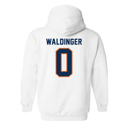 Wheaton IL - NCAA Football : Jake Waldinger - Classic Shersey Hooded Sweatshirt-1
