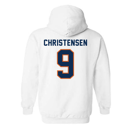 Wheaton IL - NCAA Football : Kirby Christensen - Classic Shersey Hooded Sweatshirt-1
