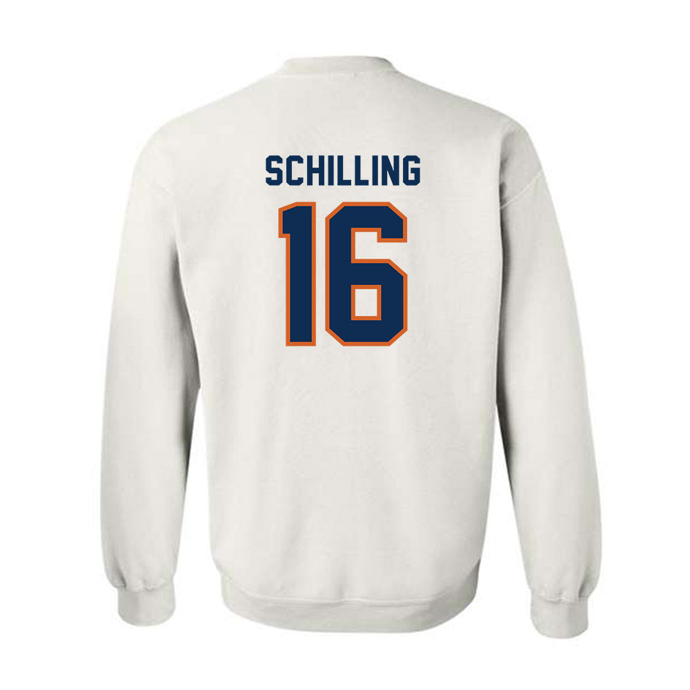 Wheaton IL - NCAA Football : Rich Schilling - Classic Shersey Crewneck Sweatshirt-1