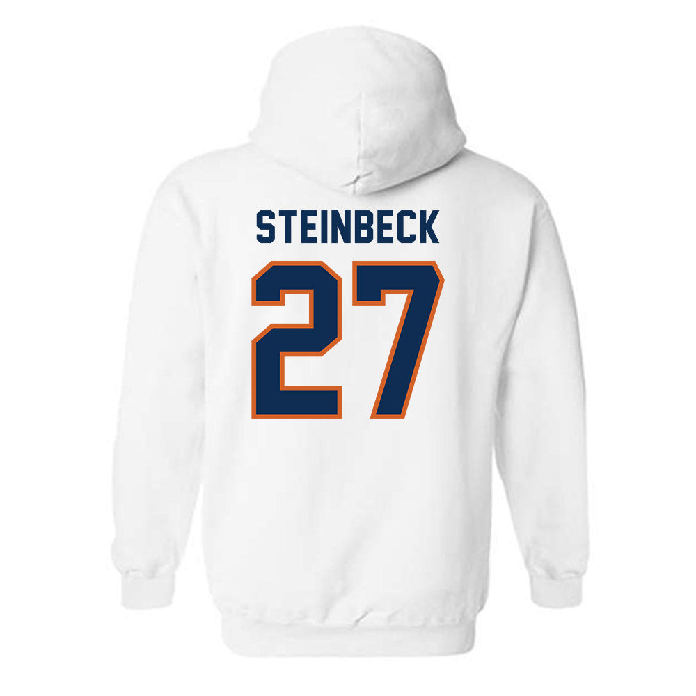 Wheaton IL - NCAA Football : Justin Steinbeck - Classic Shersey Hooded Sweatshirt-1