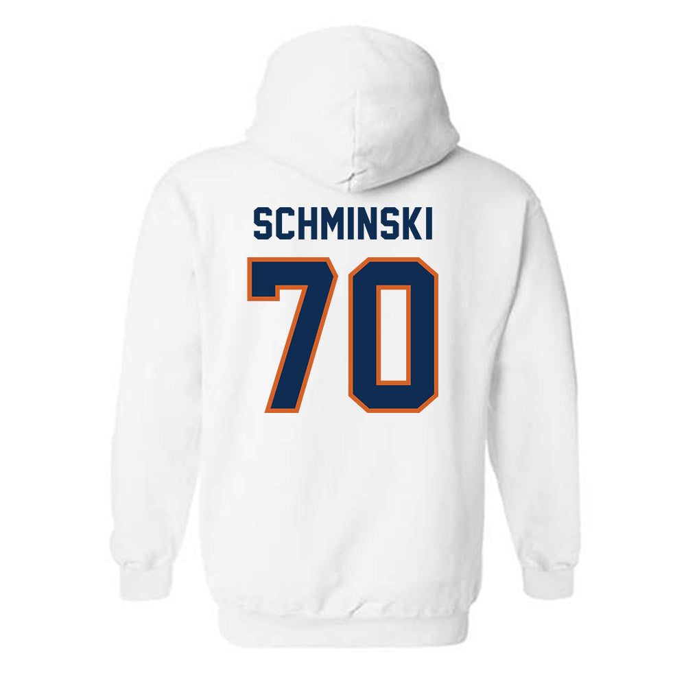 Wheaton IL - NCAA Football : Cole Schminski - Classic Shersey Hooded Sweatshirt-1