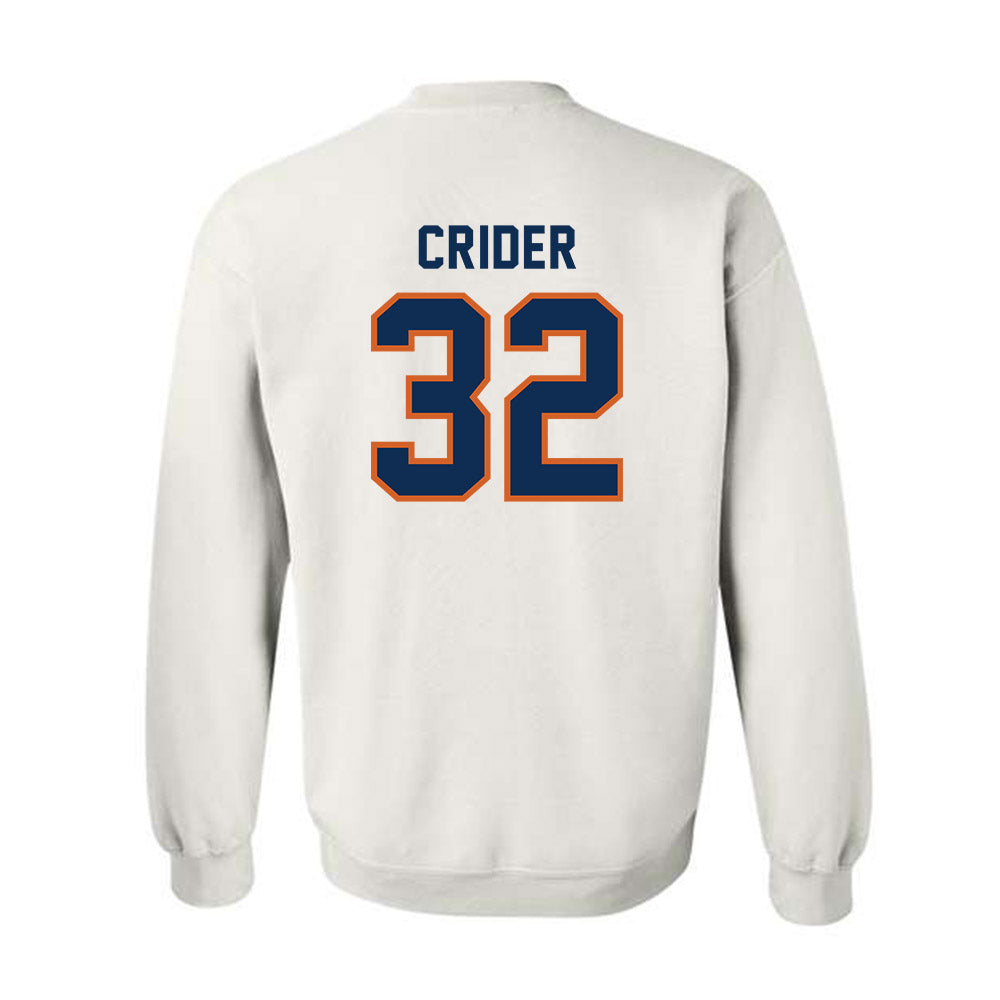 Wheaton IL - NCAA Football : Jana Crider - Classic Shersey Crewneck Sweatshirt-1