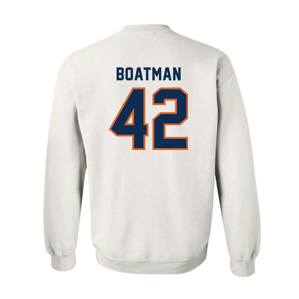 Wheaton IL - NCAA Football : Clay Boatman - Classic Shersey Crewneck Sweatshirt-1