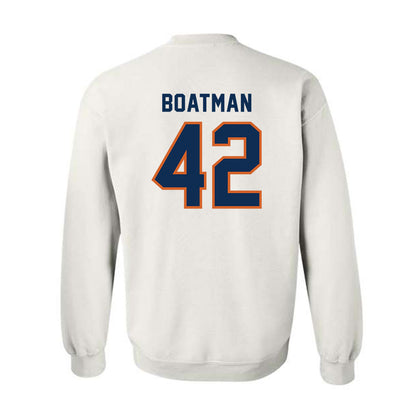 Wheaton IL - NCAA Football : Clay Boatman - Classic Shersey Crewneck Sweatshirt-1