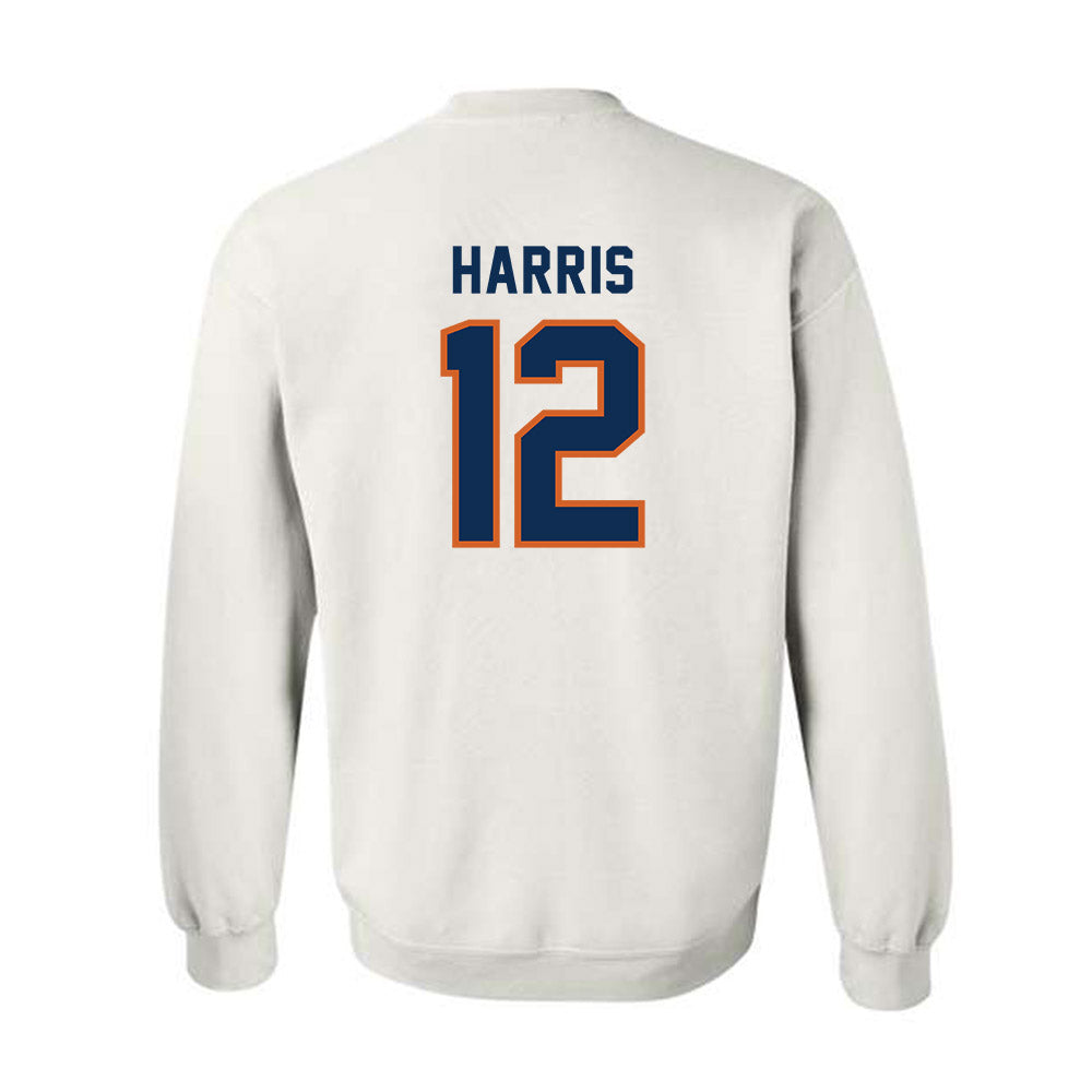 Wheaton IL - NCAA Football : Zeke Harris - Classic Shersey Crewneck Sweatshirt-1