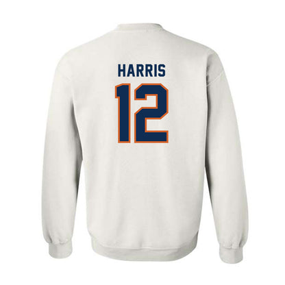 Wheaton IL - NCAA Football : Zeke Harris - Classic Shersey Crewneck Sweatshirt-1