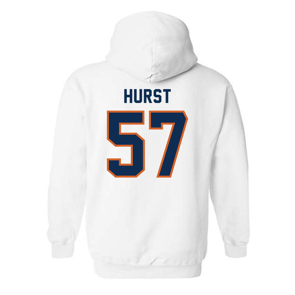 Wheaton IL - NCAA Football : Jonathan Hurst - Classic Shersey Hooded Sweatshirt-1