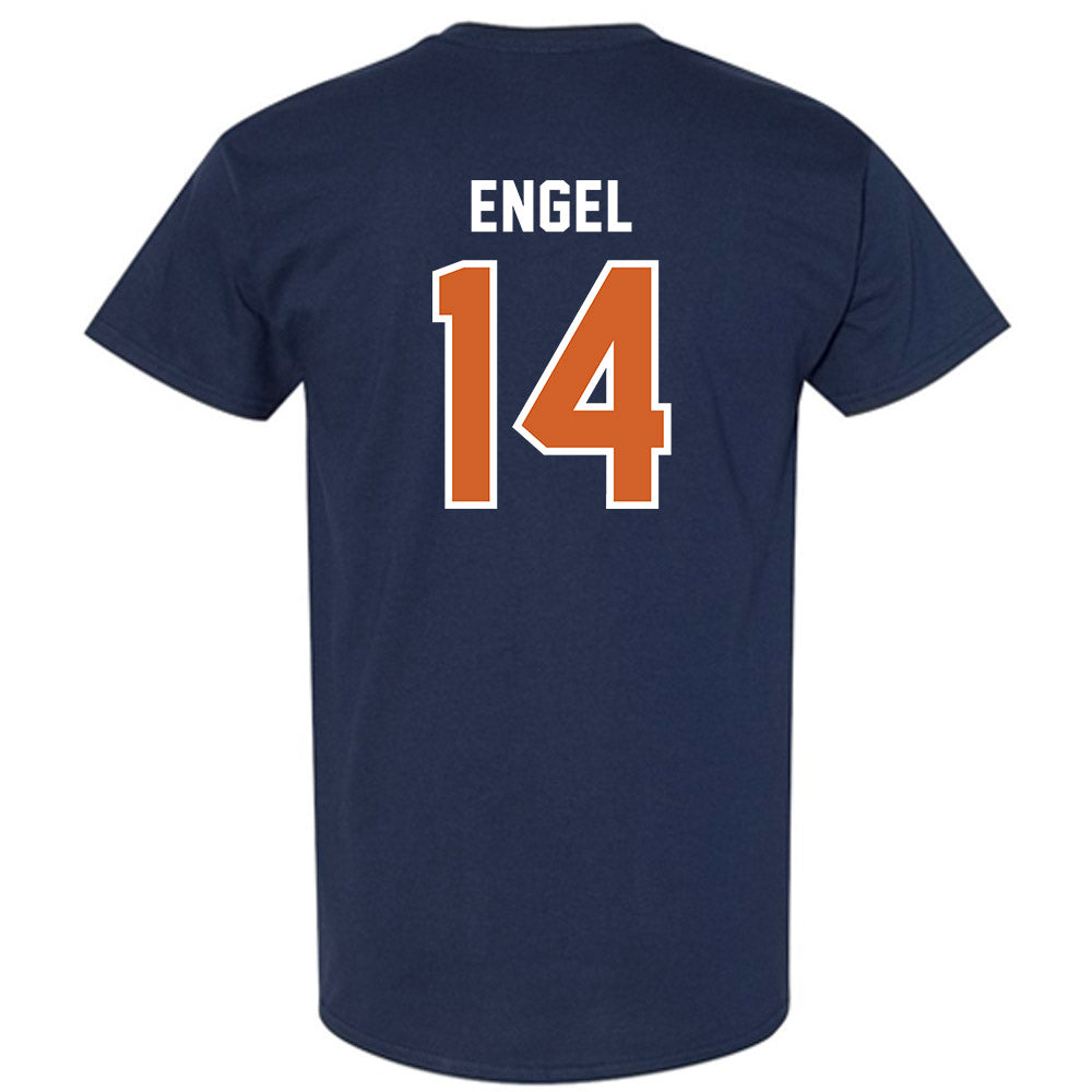 Wheaton IL - NCAA Baseball : Braden Engel - Navy T-Shirt-1