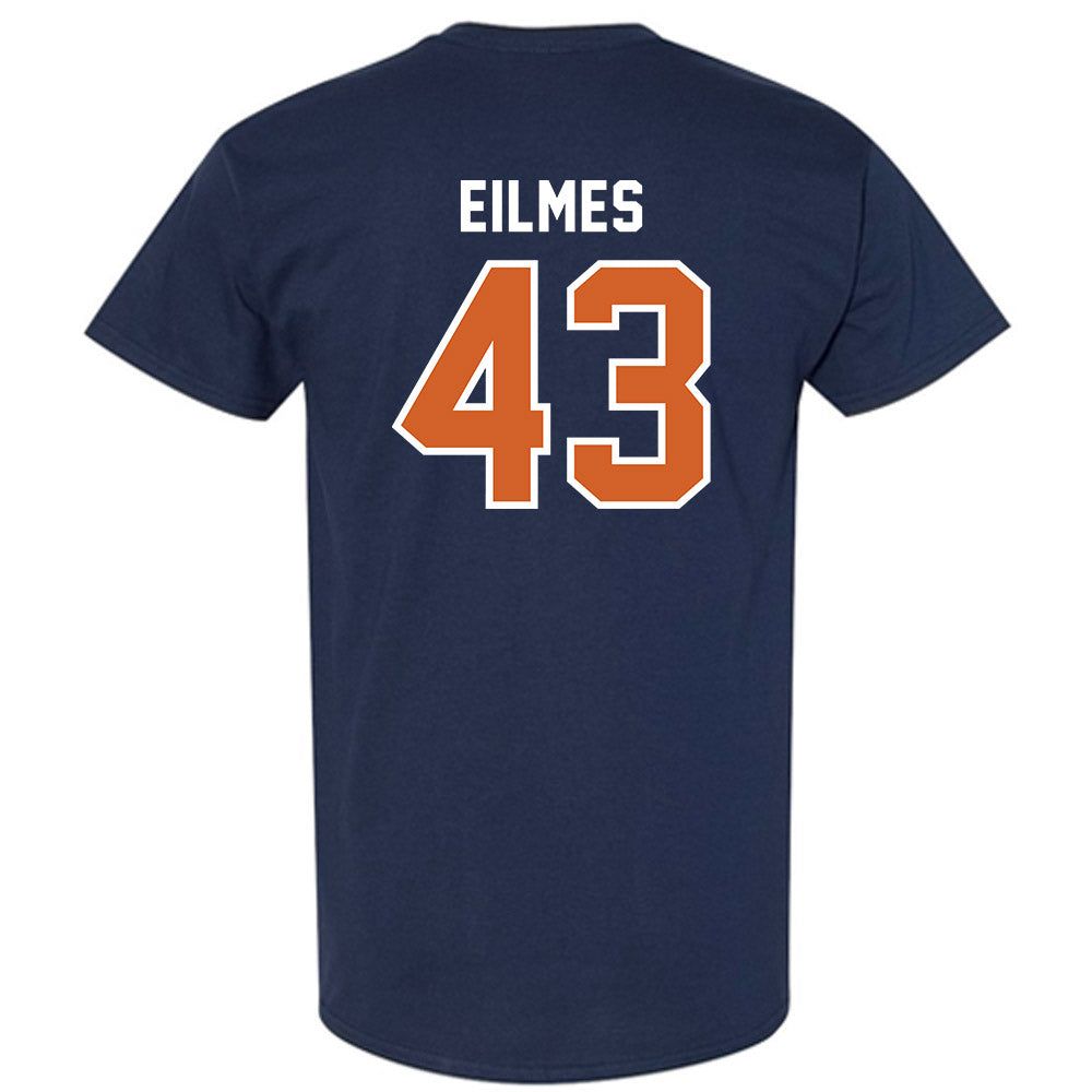 Wheaton IL - NCAA Baseball : Austin Eilmes - Navy T-Shirt-1
