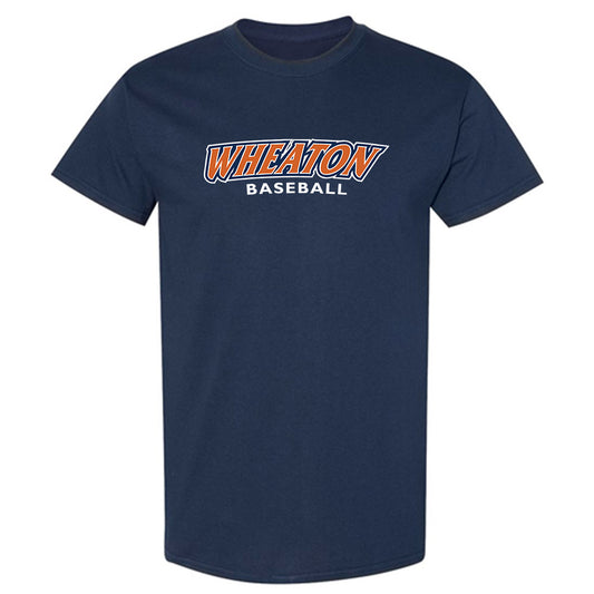 Wheaton IL - NCAA Baseball : Alex Bagley - Navy T-Shirt-0