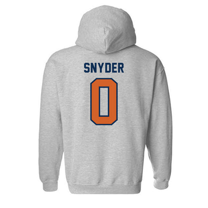 Wheaton IL - NCAA Baseball : Caleb Snyder - Classic Shersey Hooded Sweatshirt-1