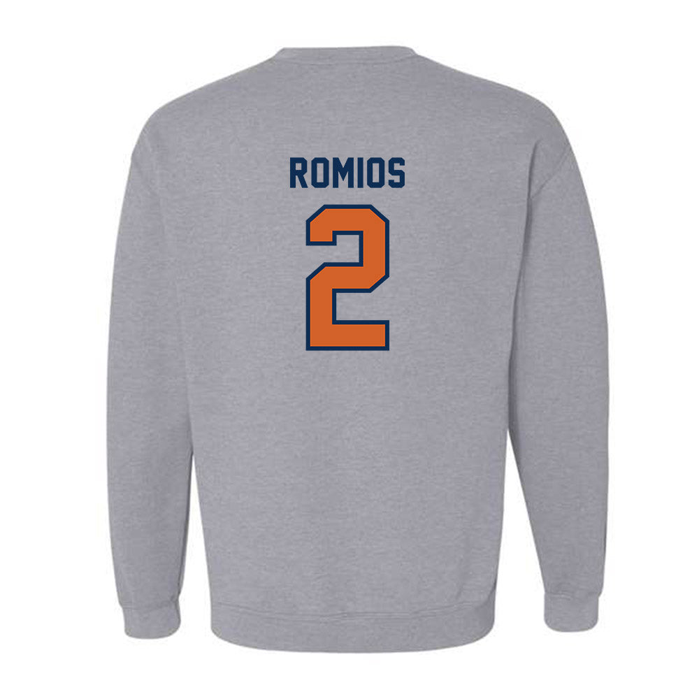 Wheaton IL - NCAA Baseball : Niko Romios - Classic Shersey Crewneck Sweatshirt-1