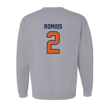 Wheaton IL - NCAA Baseball : Niko Romios - Classic Shersey Crewneck Sweatshirt-1