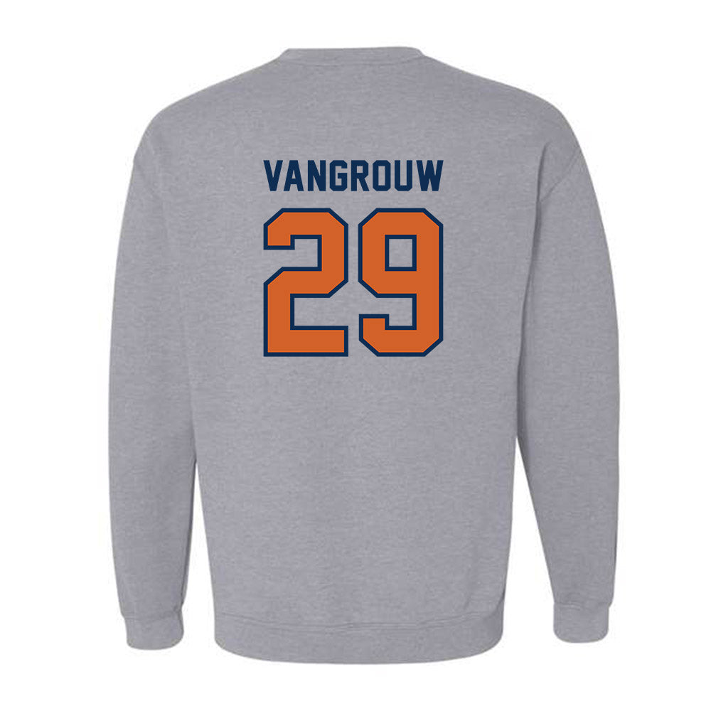 Wheaton IL - NCAA Baseball : Jamin VanGrouw - Classic Shersey Crewneck Sweatshirt-1