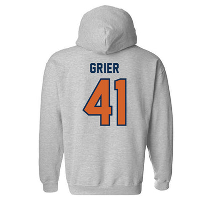 Wheaton IL - NCAA Baseball : Kyle Grier - Classic Shersey Hooded Sweatshirt-1