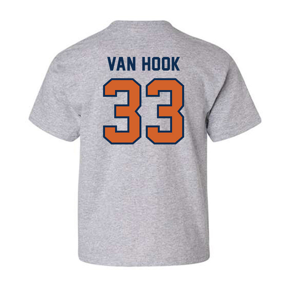 Wheaton IL - NCAA Baseball : JD Van Hook - Classic Shersey Youth T-Shirt-1