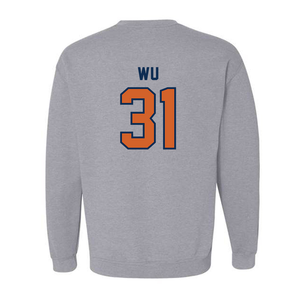 Wheaton IL - NCAA Baseball : Kellan Wu - Classic Shersey Crewneck Sweatshirt-1