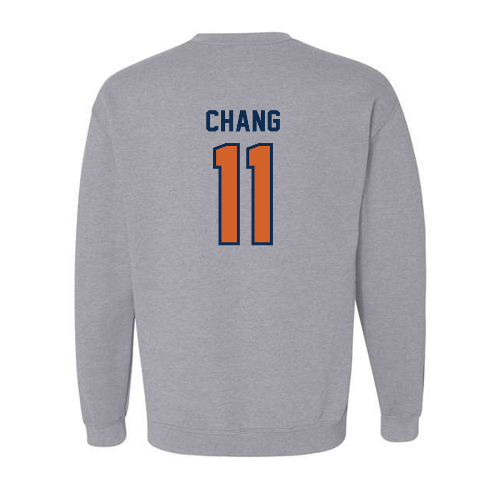 Wheaton IL - NCAA Baseball : Michael Chang - Classic Shersey Crewneck Sweatshirt-1