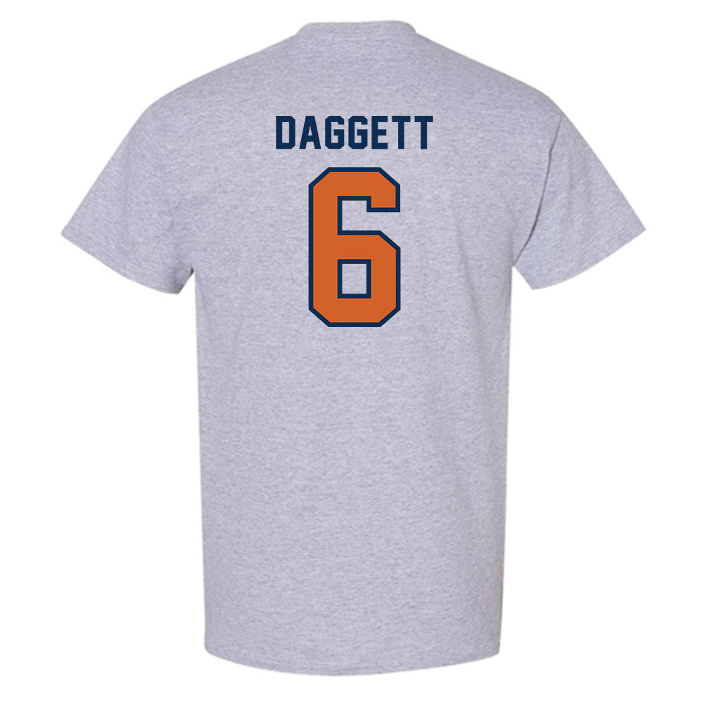 Wheaton IL - NCAA Baseball : Cole Daggett - Classic Shersey T-Shirt-1