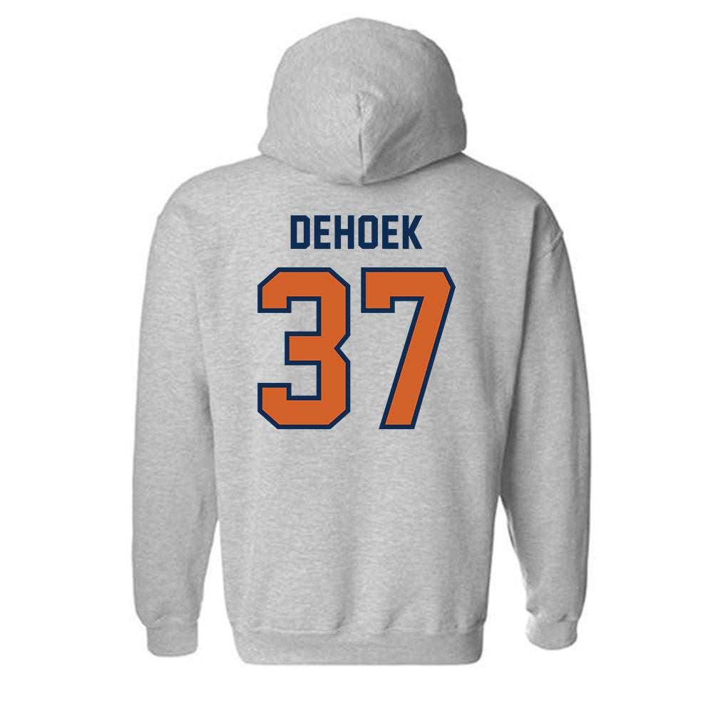 Wheaton IL - NCAA Baseball : Parker DeHoek - Classic Shersey Hooded Sweatshirt-1