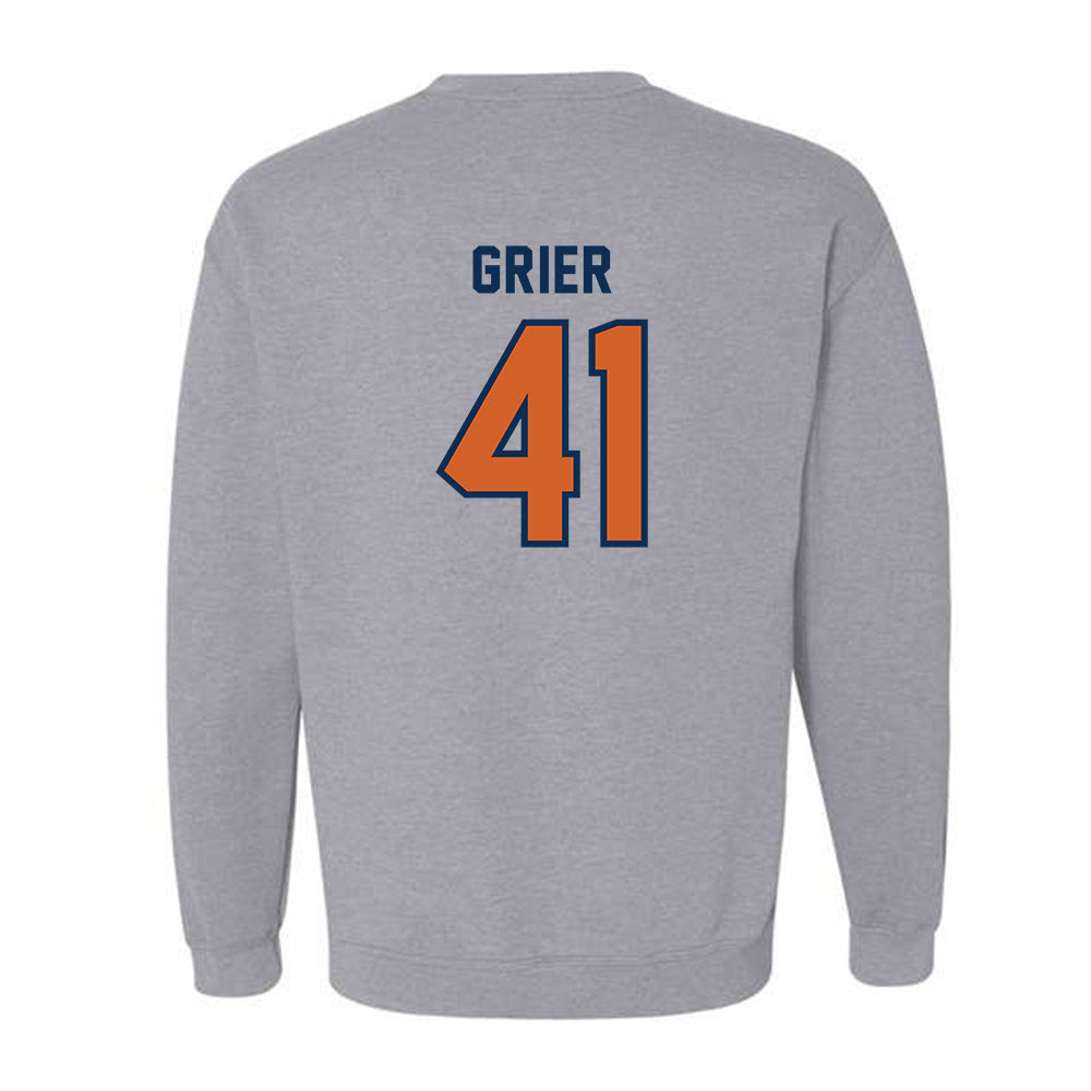 Wheaton IL - NCAA Baseball : Kyle Grier - Classic Shersey Crewneck Sweatshirt-1
