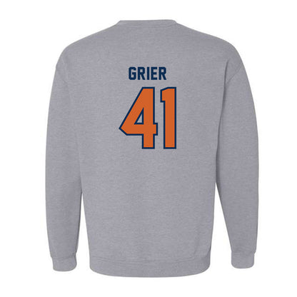 Wheaton IL - NCAA Baseball : Kyle Grier - Classic Shersey Crewneck Sweatshirt-1