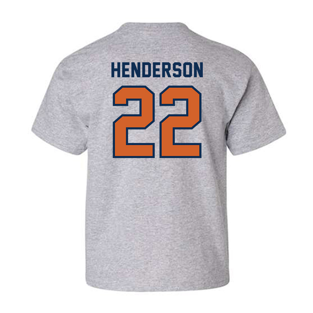 Wheaton IL - NCAA Baseball : Caleb Henderson - Classic Shersey Youth T-Shirt-1