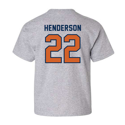 Wheaton IL - NCAA Baseball : Caleb Henderson - Classic Shersey Youth T-Shirt-1