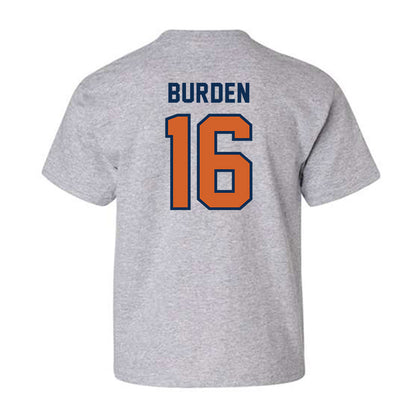 Wheaton IL - NCAA Baseball : Nate Burden - Classic Shersey Youth T-Shirt-1