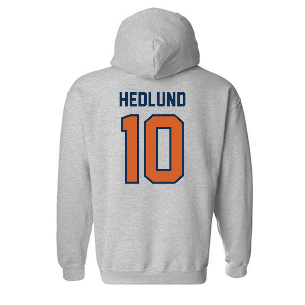 Wheaton IL - NCAA Baseball : Nathan Hedlund - Classic Shersey Hooded Sweatshirt-1