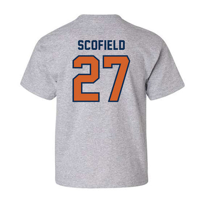 Wheaton IL - NCAA Baseball : Charlie Scofield - Classic Shersey Youth T-Shirt-1