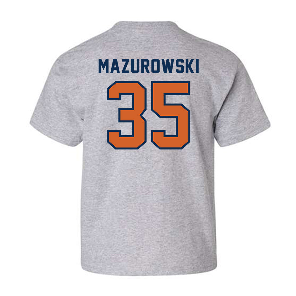 Wheaton IL - NCAA Baseball : Jack Mazurowski - Classic Shersey Youth T-Shirt-1