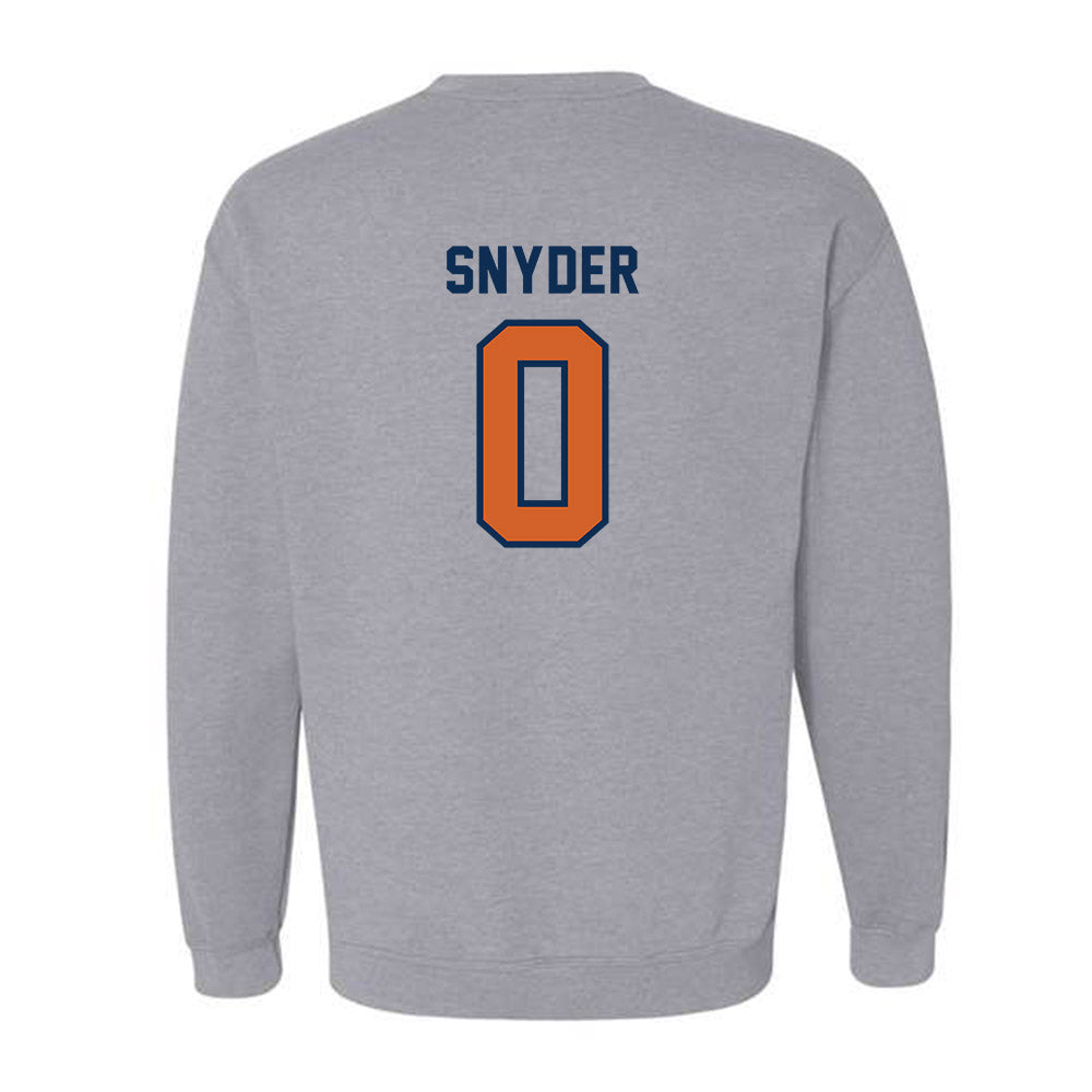 Wheaton IL - NCAA Baseball : Caleb Snyder - Classic Shersey Crewneck Sweatshirt-1