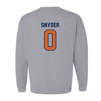 Wheaton IL - NCAA Baseball : Caleb Snyder - Classic Shersey Crewneck Sweatshirt-1