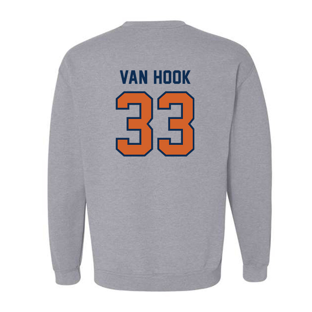Wheaton IL - NCAA Baseball : JD Van Hook - Classic Shersey Crewneck Sweatshirt-1