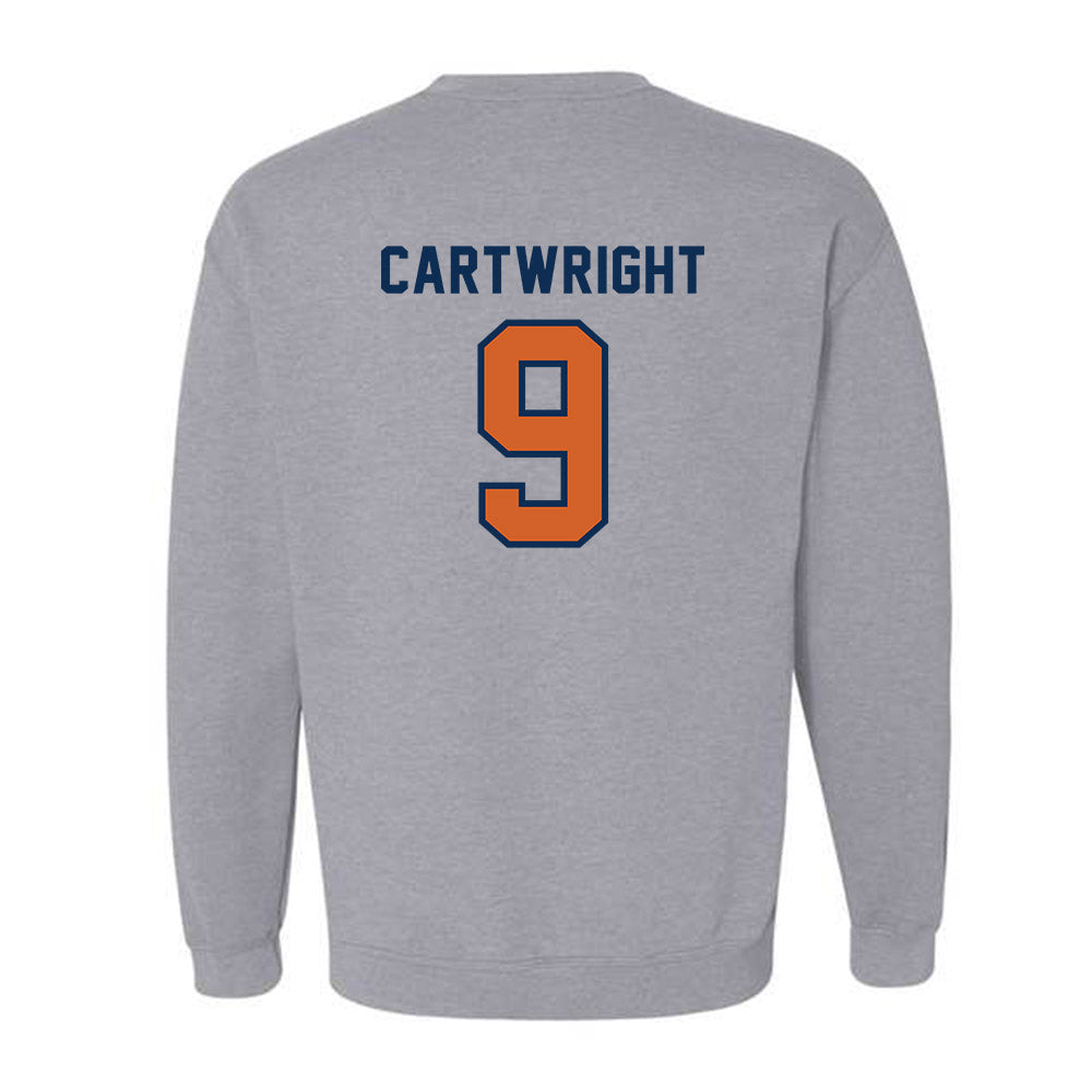 Wheaton IL - NCAA Baseball : Ryan Cartwright - Classic Shersey Crewneck Sweatshirt-1