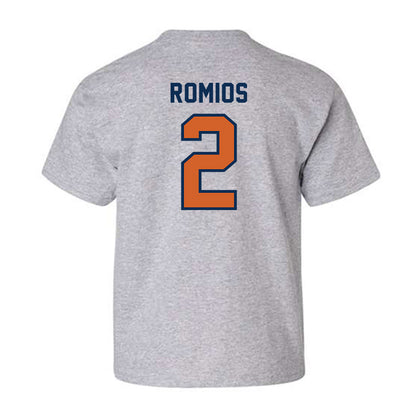 Wheaton IL - NCAA Baseball : Niko Romios - Classic Shersey Youth T-Shirt-1
