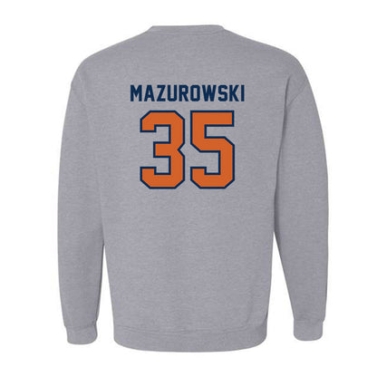 Wheaton IL - NCAA Baseball : Jack Mazurowski - Classic Shersey Crewneck Sweatshirt-1