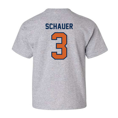 Wheaton IL - NCAA Baseball : Caleb Schauer - Classic Shersey Youth T-Shirt-1