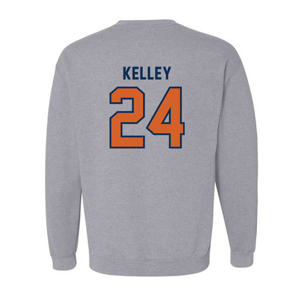 Wheaton IL - NCAA Baseball : Caleb Kelley - Classic Shersey Crewneck Sweatshirt-1