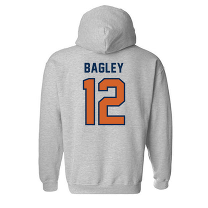 Wheaton IL - NCAA Baseball : Alex Bagley - Classic Shersey Hooded Sweatshirt-1