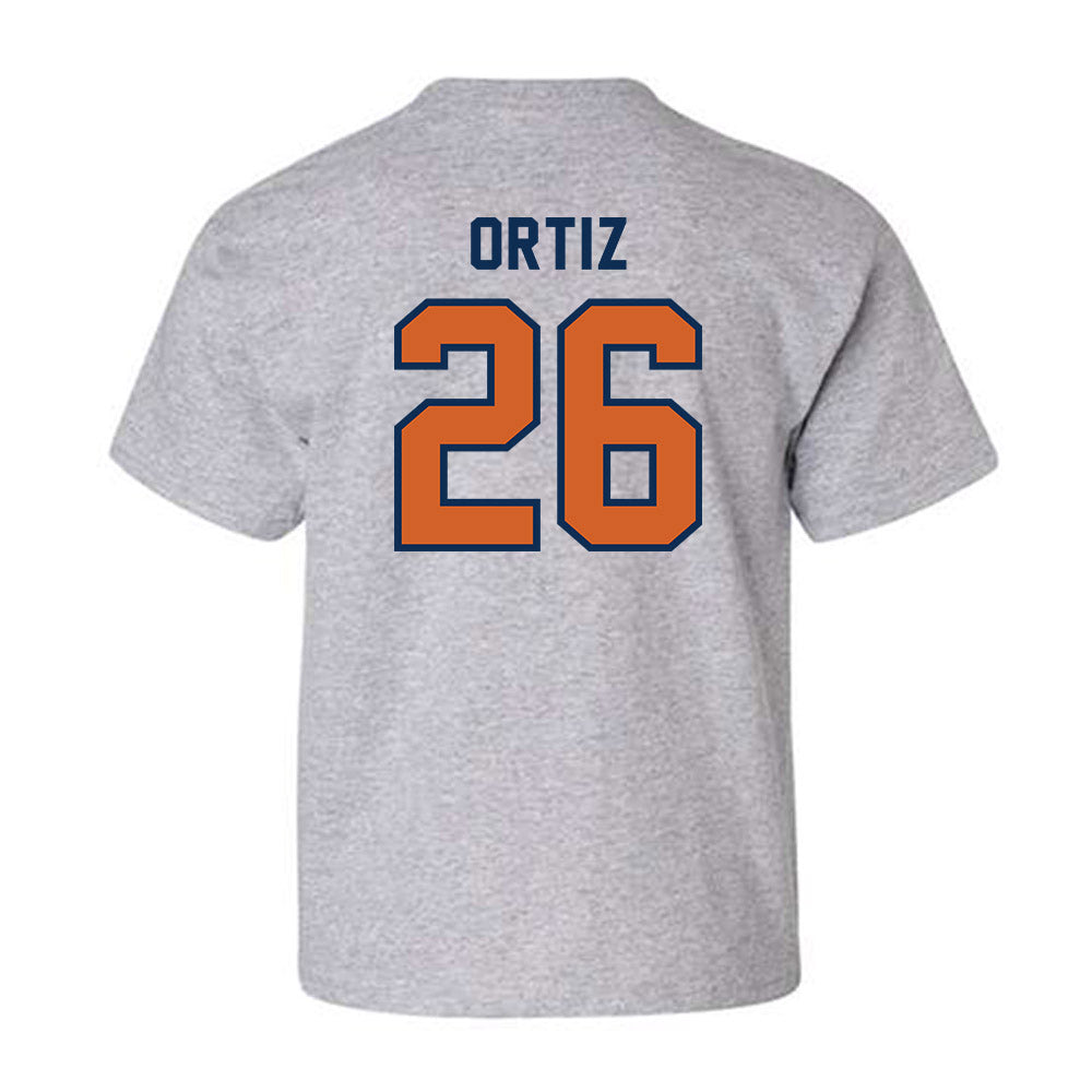 Wheaton IL - NCAA Baseball : Joshua Ortiz - Classic Shersey Youth T-Shirt-1